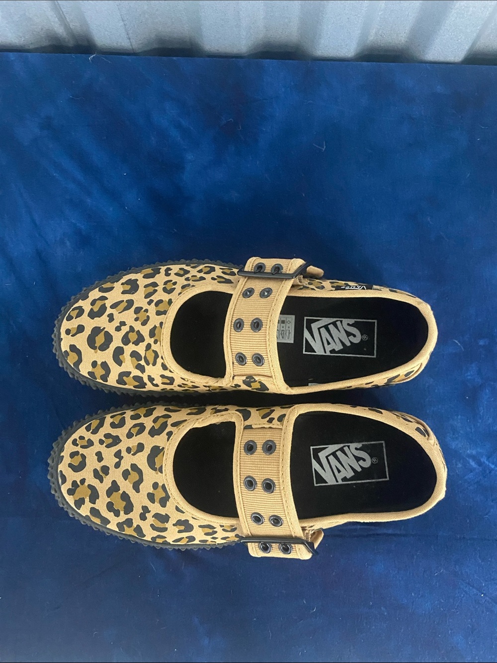 Vans Leopard-Print Mary Jane Creeper Platform Sneakers - Picture 4 of 6